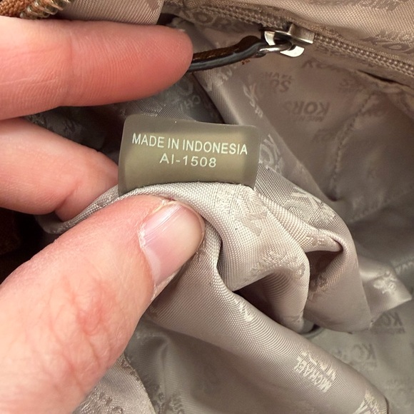 Michael Kors Tan Leather Satchel - Picture 13 of 13